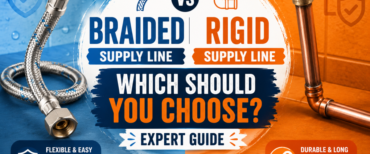 Braided Supply Line vs Rigid Supply Line (2026) — Which Should You Choose?