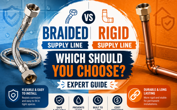Braided Supply Line vs Rigid Supply Line (2026) — Which Should You Choose?