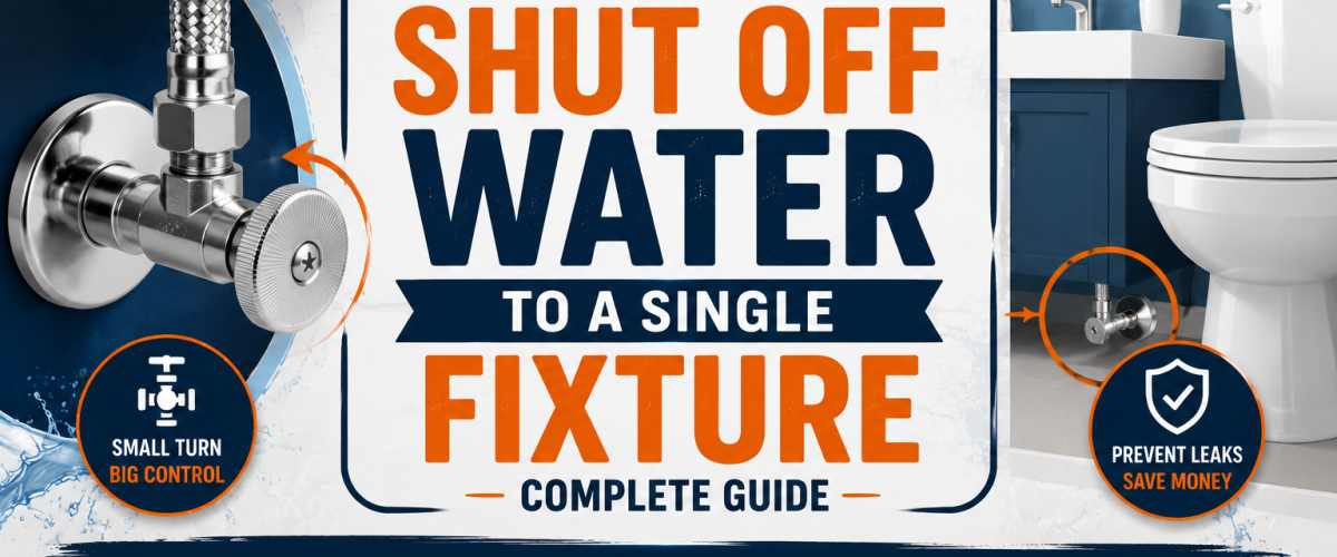 How to Shut Off Water to a Single Fixture (2026) — Complete Guide