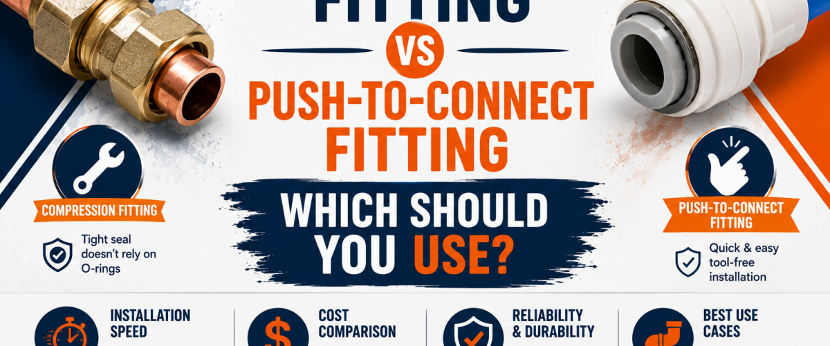 Compression Fitting vs Push-to-Connect Fitting (2026) — Which Should You Use?