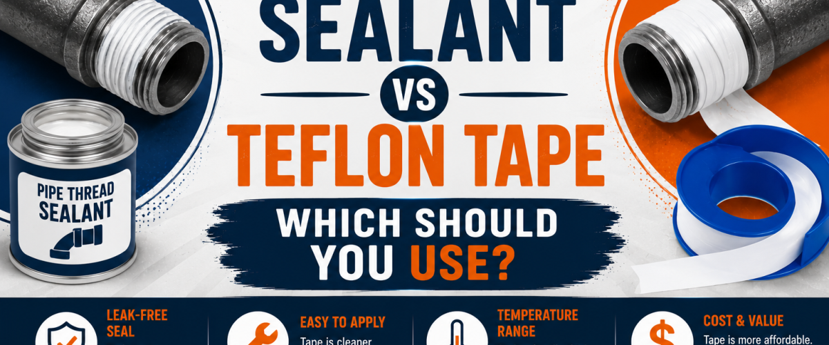 Pipe Thread Sealant vs Teflon Tape (2026) — Which Should You Use?