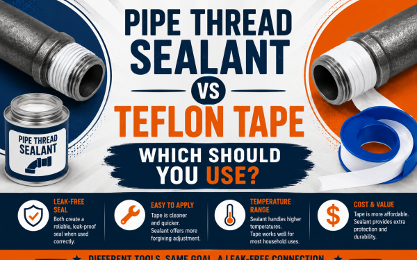 Pipe Thread Sealant vs Teflon Tape (2026) — Which Should You Use?