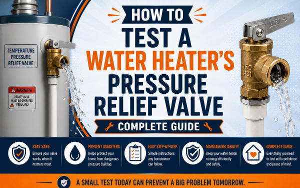 How to Test a Water Heater’s Pressure Relief Valve (2026) — Complete Guide