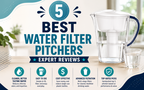 5 Best Water Filter Pitchers (2026) — Expert Reviews