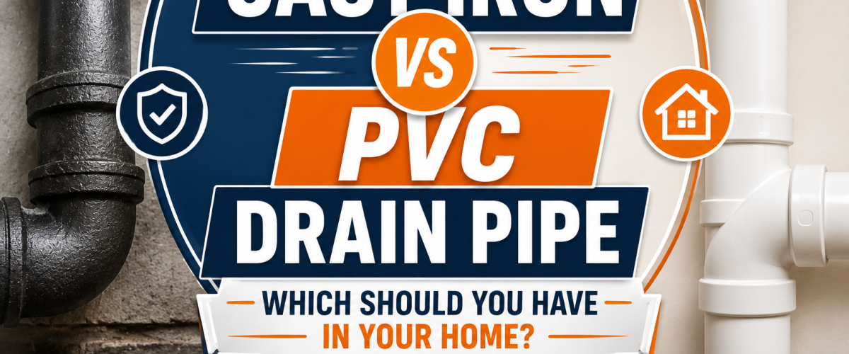 Cast Iron vs PVC Drain Pipe (2026) — Which Should You Have in Your Home?