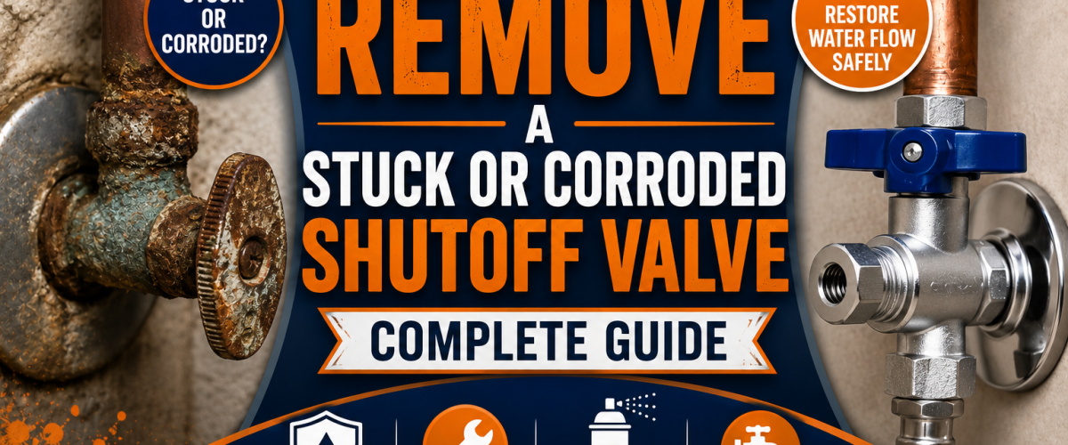 How to Remove a Stuck or Corroded Shutoff Valve (2026) — Complete Guide