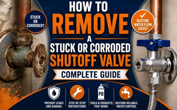 How to Remove a Stuck or Corroded Shutoff Valve (2026) — Complete Guide