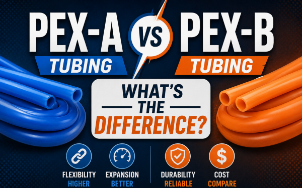 PEX-A vs PEX-B Tubing (2026) — What’s the Difference?