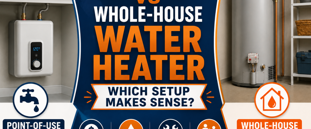 Point-of-Use vs Whole-House Water Heater (2026) — Which Setup Makes Sense?