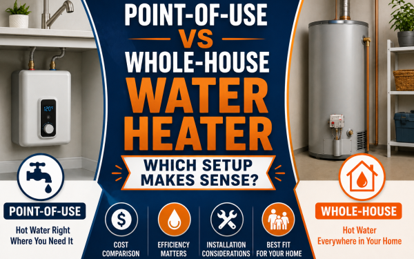 Point-of-Use vs Whole-House Water Heater (2026) — Which Setup Makes Sense?
