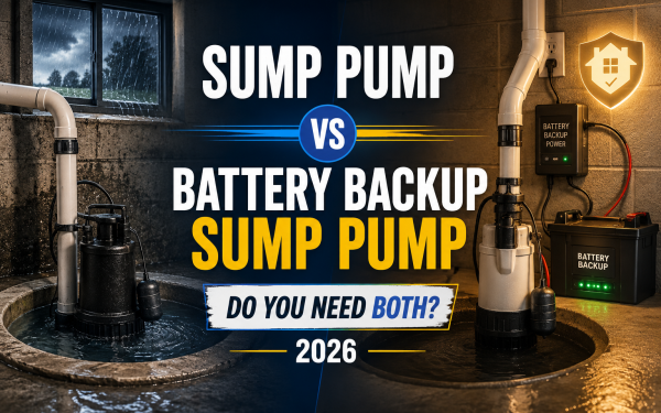 Sump Pump vs Battery Backup Sump Pump (2026) — Do You Need Both?