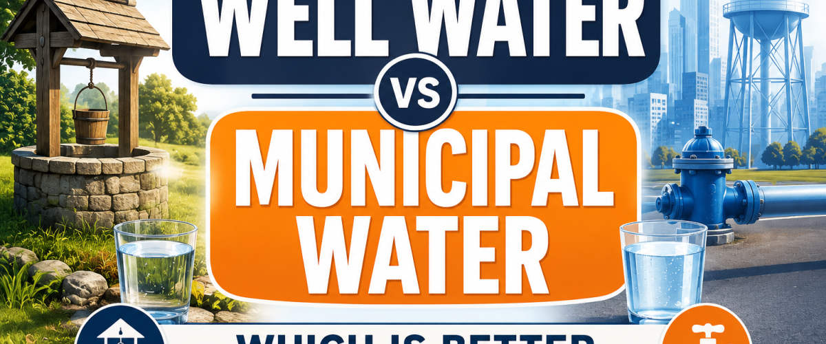 Well Water vs Municipal Water (2026) — Which Is Better for Your Home?