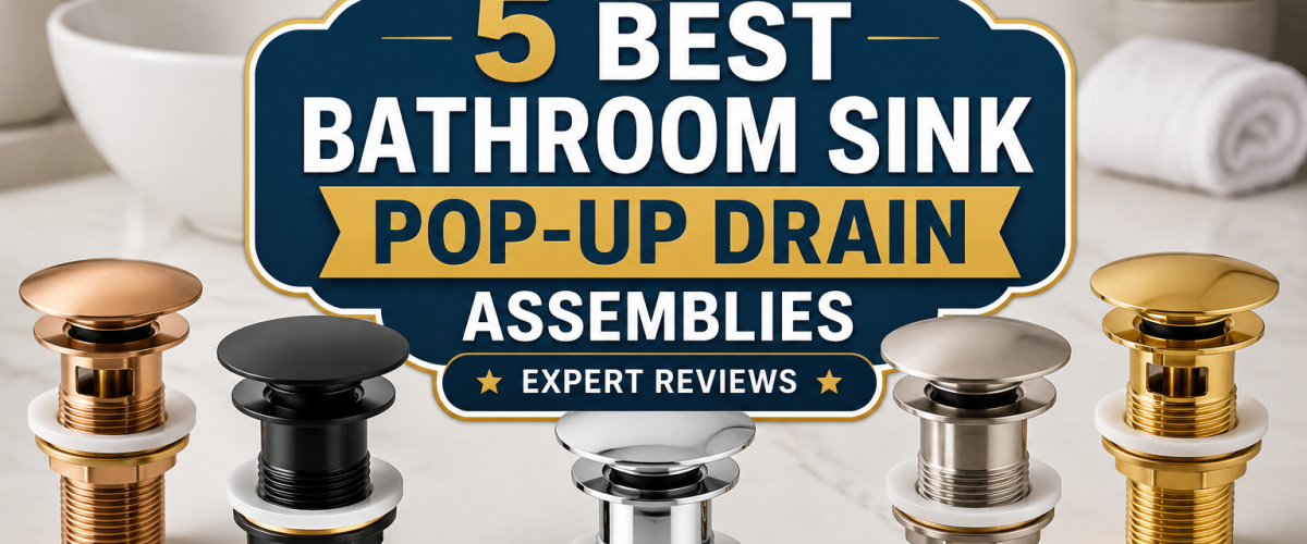5 Best Bathroom Sink Pop-Up Drain Assemblies (2026) — Expert Reviews