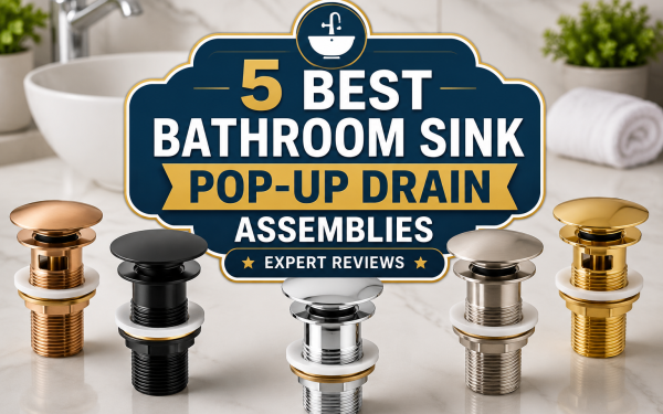 5 Best Bathroom Sink Pop-Up Drain Assemblies (2026) — Expert Reviews