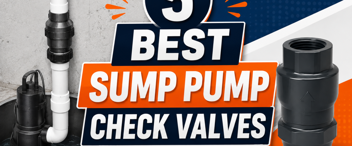 5 Best Sump Pump Check Valves (2026) — Expert Reviews