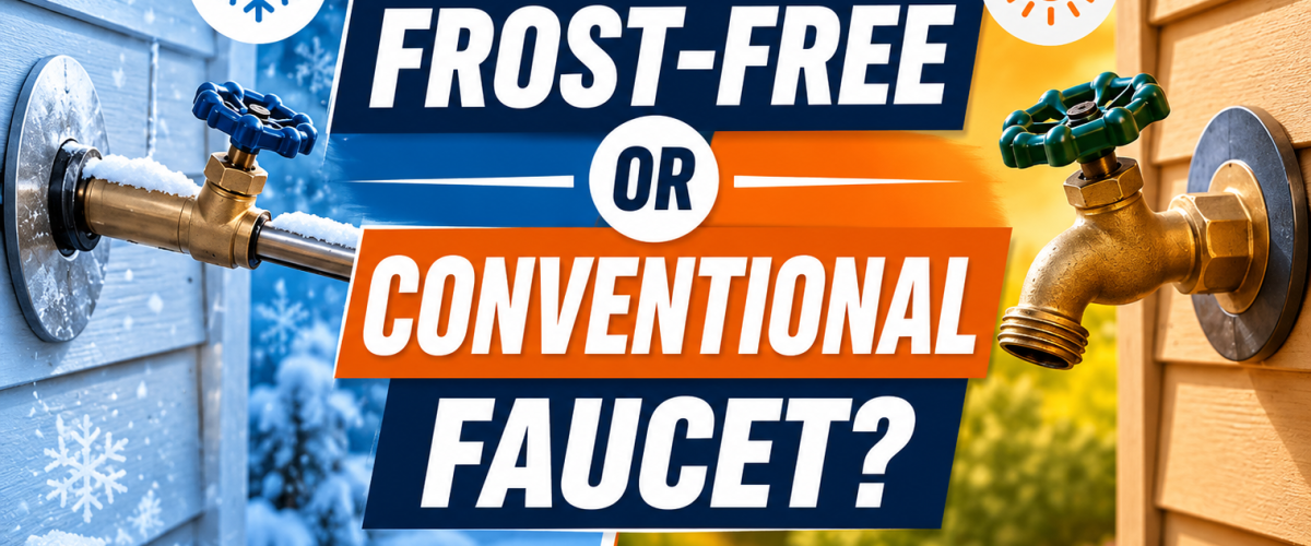 Frost-Free vs Standard Outdoor Faucet (2026) — Which Should You Choose?