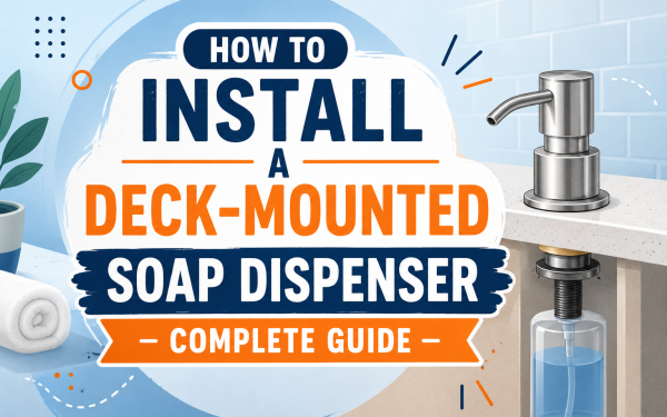 How to Install a Deck-Mounted Soap Dispenser (2026) — Complete Guide