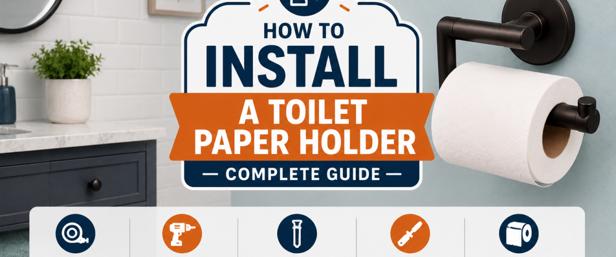 How to Install a Toilet Paper Holder (2026) — Complete Guide