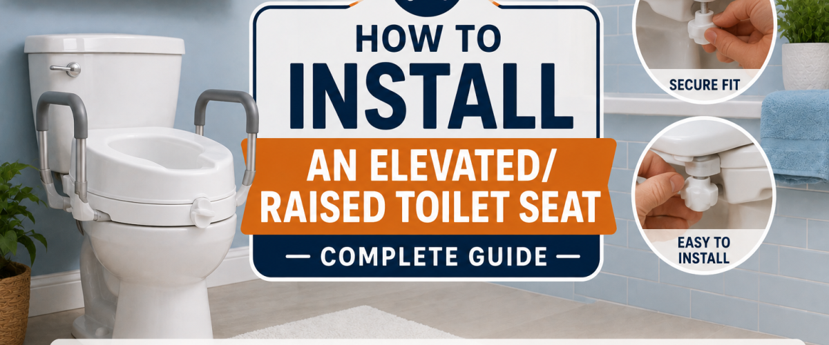 How to Install an Elevated/Raised Toilet Seat (2026) — Complete Guide