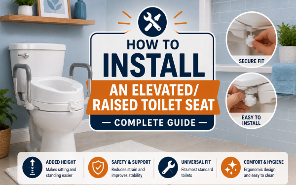 How to Install an Elevated/Raised Toilet Seat (2026) — Complete Guide