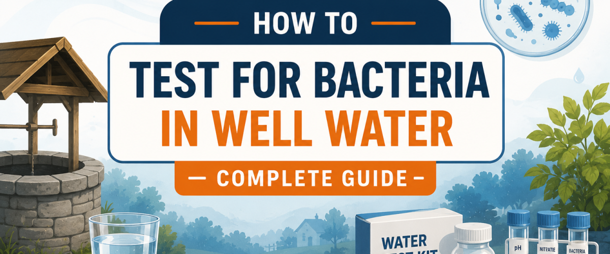 How to Test for Bacteria in Well Water (2026) — Complete Guide
