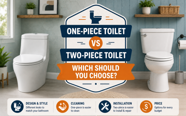 One-Piece Toilet vs Two-Piece Toilet (2026) — Which Should You Choose?