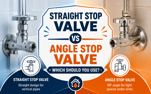 Straight Stop Valve vs Angle Stop Valve (2026) — Which Should You Use?