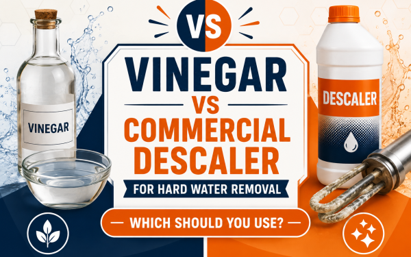 Vinegar vs Commercial Descaler for Hard Water Removal (2026) — Which Should You Use?
