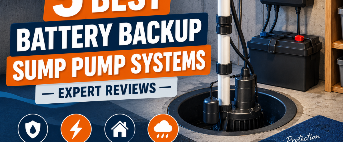 5 Best Battery Backup Sump Pump Systems (2026) — Expert Reviews