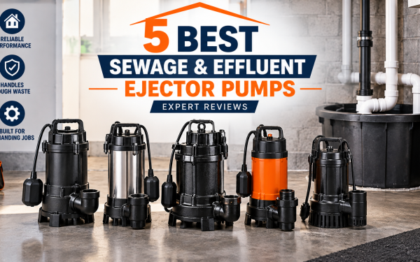 5 Best Sewage & Effluent Ejector Pumps (2026) — Expert Reviews
