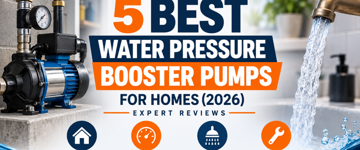 5 Best Water Pressure Booster Pumps for Homes (2026) — Expert Reviews