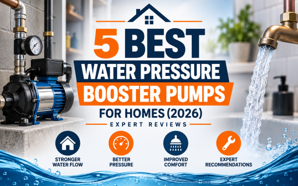 5 Best Water Pressure Booster Pumps for Homes (2026) — Expert Reviews