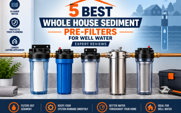 5 Best Whole House Sediment Pre-Filters for Well Water (2026) — Expert Reviews