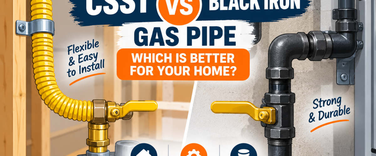 CSST vs Black Iron Gas Pipe (2026) — Which Is Better for Your Home?