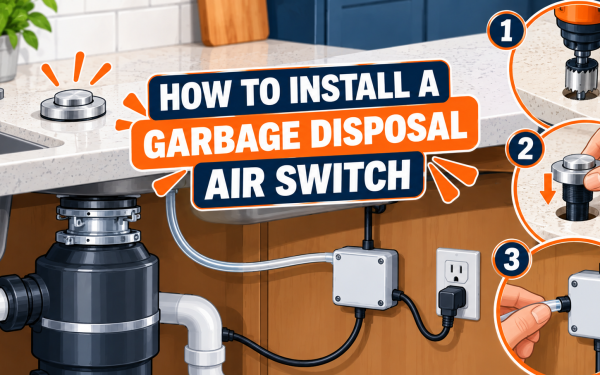 How to Install a Garbage Disposal Air Switch (2026) — Step-by-Step Guide