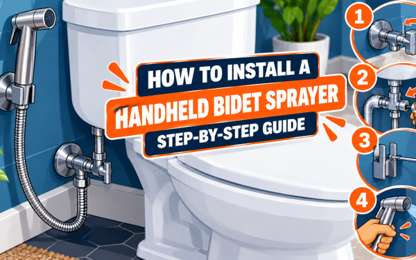 How to Install a Handheld Bidet Sprayer (2026) — Step-by-Step Guide
