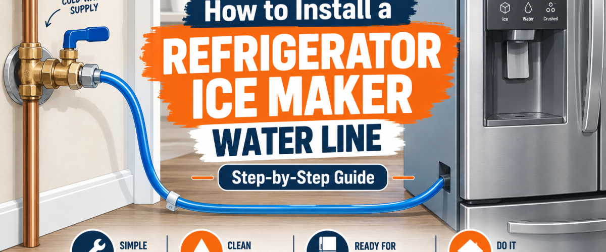 How to Install a Refrigerator Ice Maker Water Line (2026) — Step-by-Step Guide