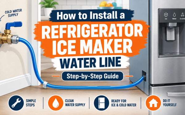 How to Install a Refrigerator Ice Maker Water Line (2026) — Step-by-Step Guide