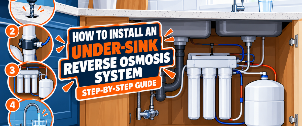 How to Install an Under-Sink Reverse Osmosis System (2026) — Step-by-Step Guide