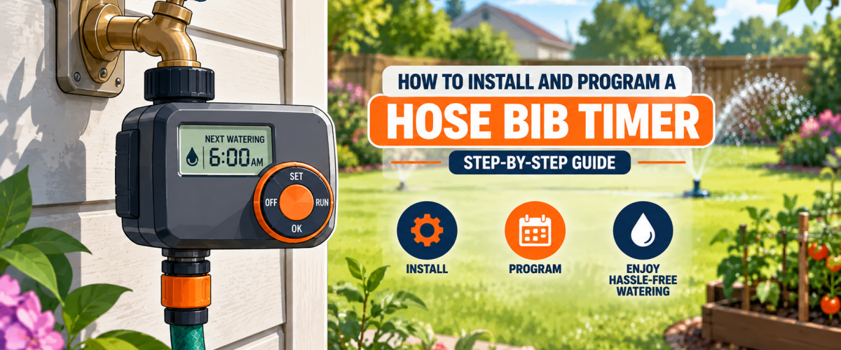 How to Install and Program a Hose Bib Timer (2026) — Step-by-Step Guide