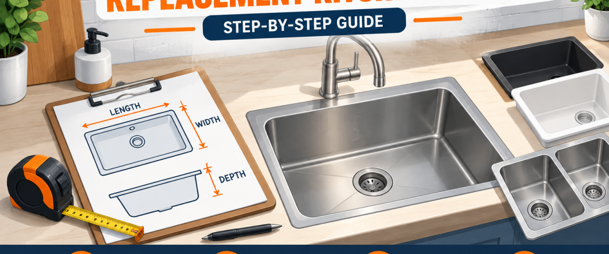 How to Measure and Choose a Replacement Kitchen Sink (2026) — Step-by-Step Guide