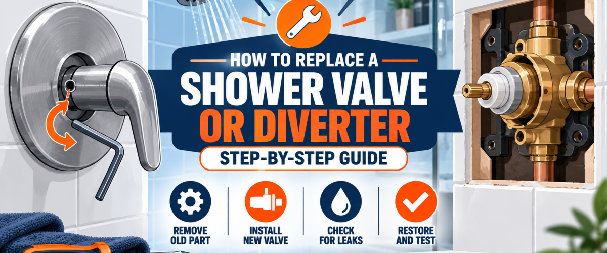 How to Replace a Shower Valve or Diverter (2026) — Step-by-Step Guide