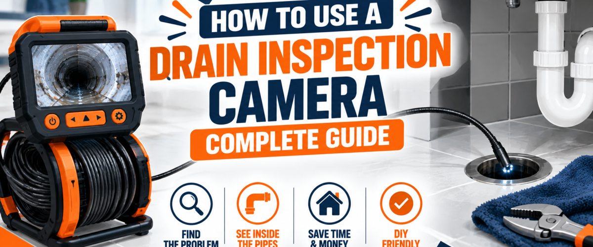 How to Use a Drain Inspection Camera (2026) — Complete Guide