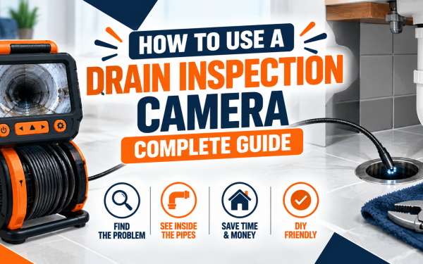 How to Use a Drain Inspection Camera (2026) — Complete Guide