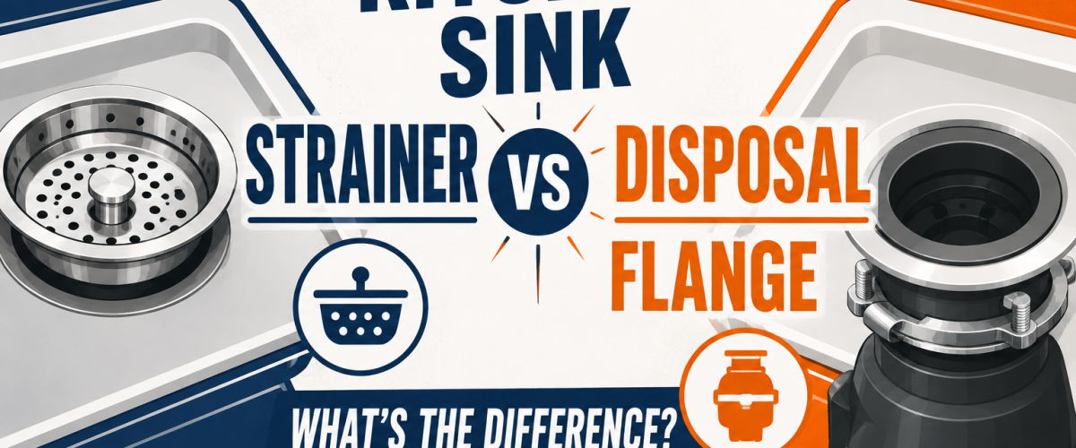 Kitchen Sink Strainer vs Garbage Disposal Flange (2026) — What’s the Difference?