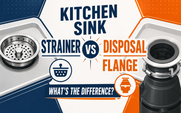 Kitchen Sink Strainer vs Garbage Disposal Flange (2026) — What’s the Difference?