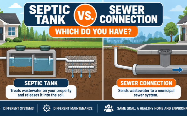 Septic Tank vs. Sewer Connection (2026) — Which Do You Have?
