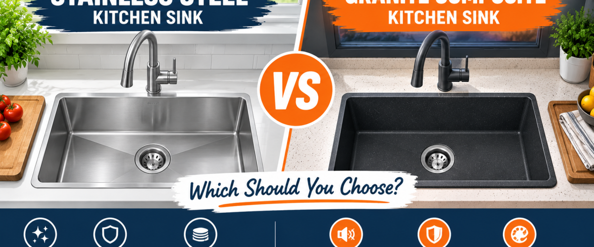 Stainless Steel vs Granite Composite Kitchen Sink (2026) — Which Should You Choose?