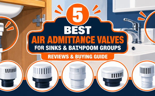 5 Best Air Admittance Valves for Sinks & Bathroom Groups (2026) — Reviews & Buying Guide