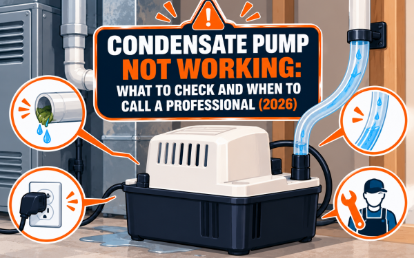 Condensate Pump Not Working: What to Check and When to Call a Professional (2026)